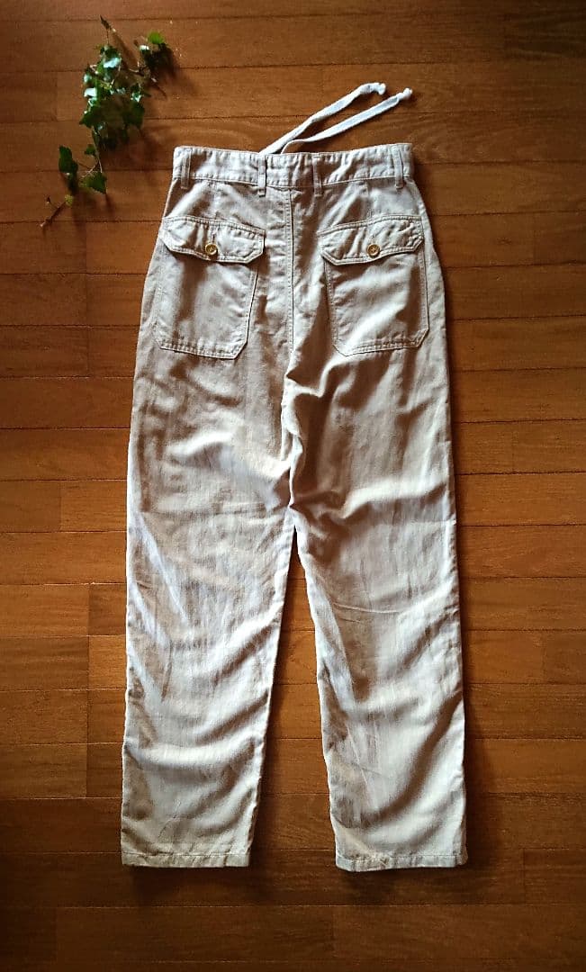 45R☆コットンリネンゴマチノの908ベイカーパンツ/ベージュ♪