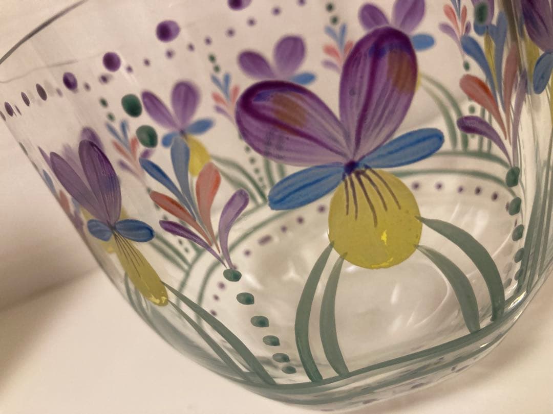 Orrefors Styvmorsviol Eva Englundスウェーデン