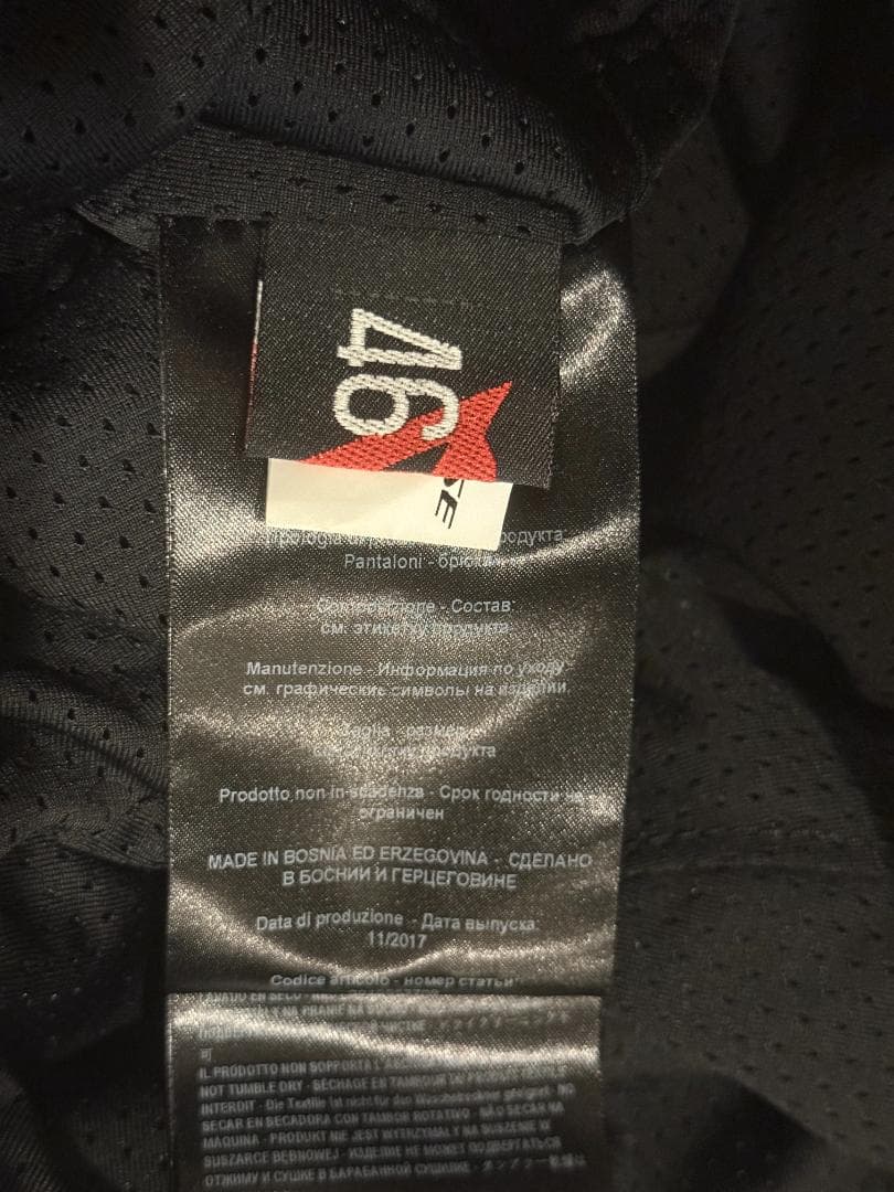 Dainese（ダイネーゼ）レザーパンツ サイズ46　ブラック