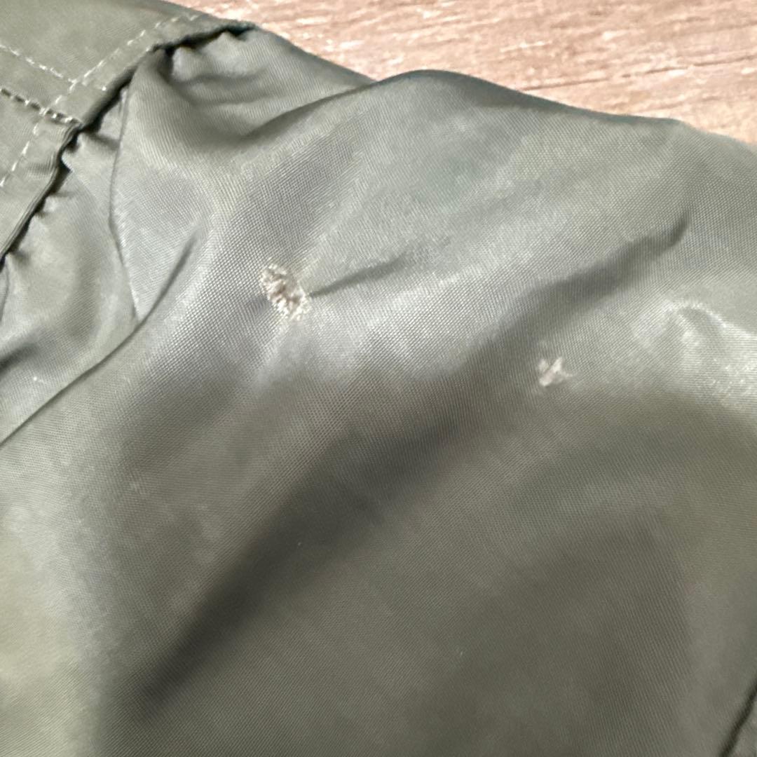 70s L-2B alphaミリタリー フライトジャケット 実物　mediam