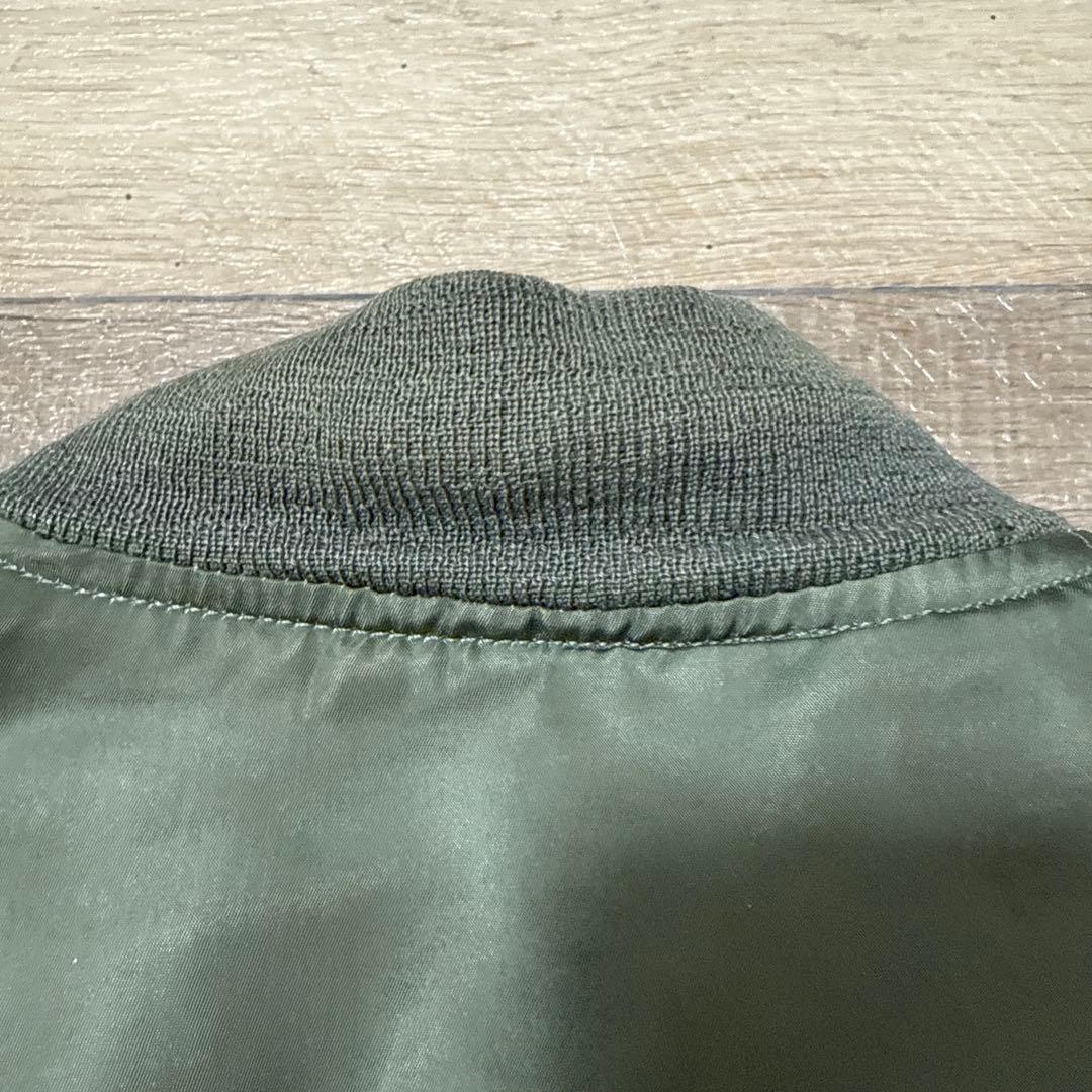 70s L-2B alphaミリタリー フライトジャケット 実物　mediam