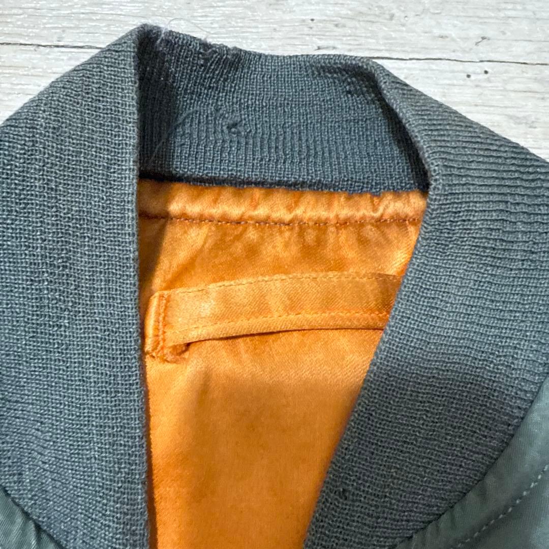 70s L-2B alphaミリタリー フライトジャケット 実物　mediam