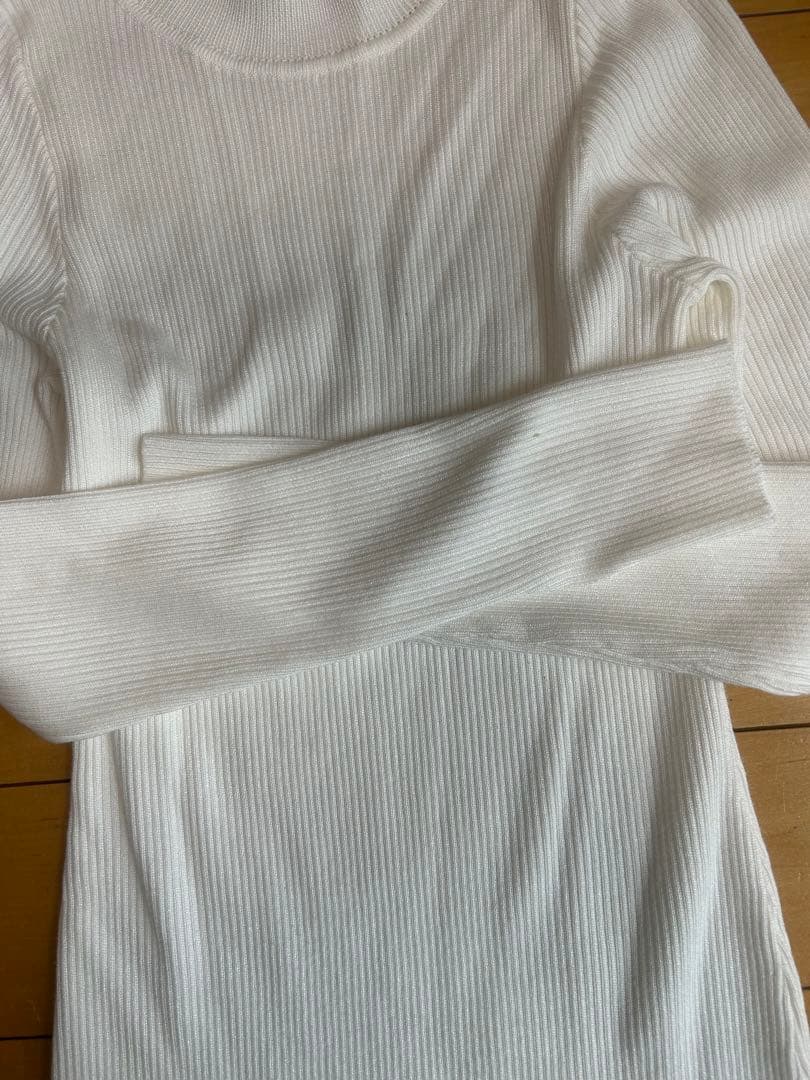 【美品】maison celon rib knit docking dress