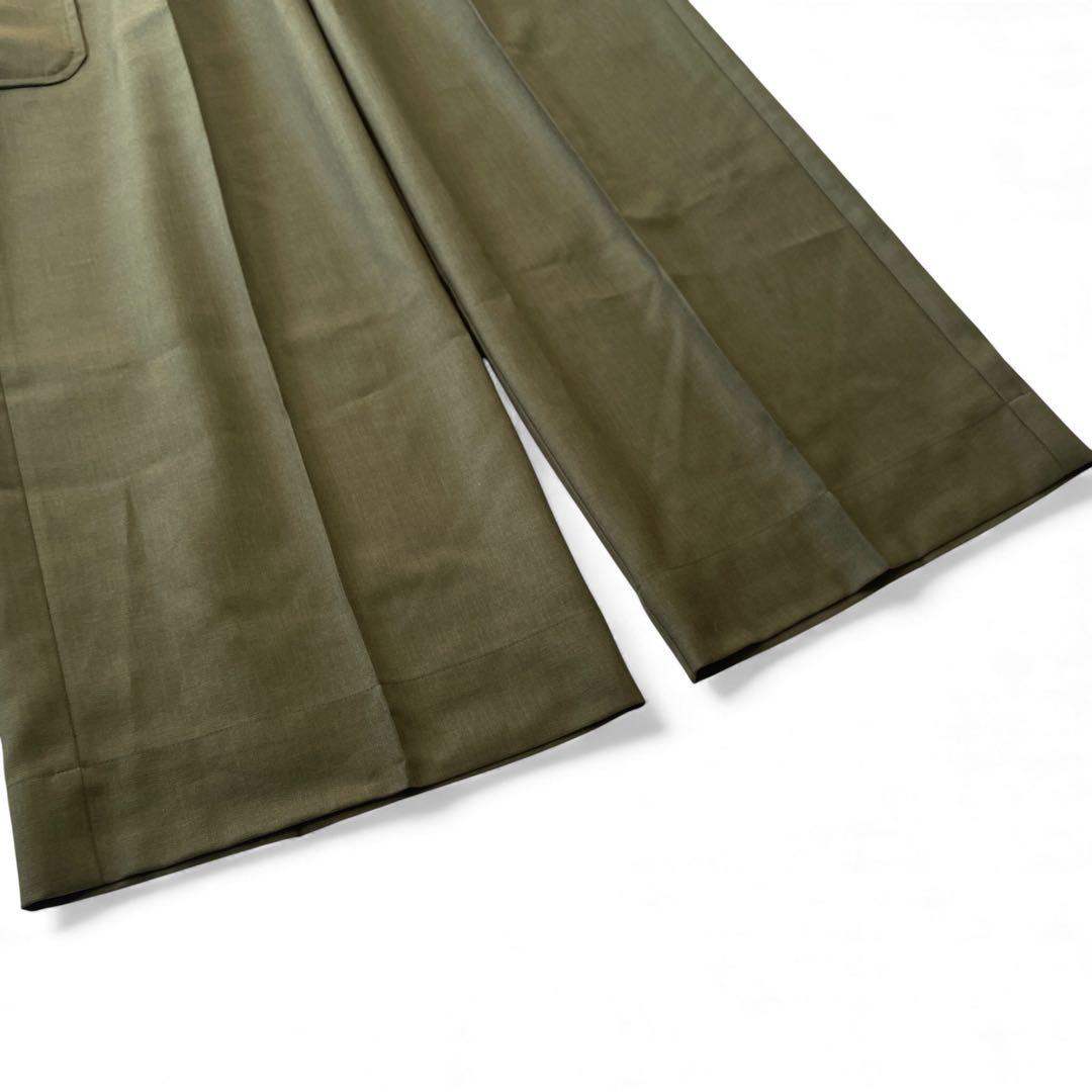 試着のみ ウォッシャブル カーゴスラックス 36