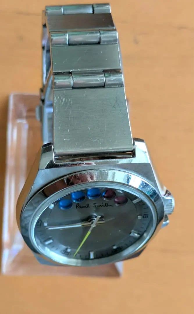 Paul Smith 　ファイブアイズ　クォーツ腕時計 シルバー新品電池　稼動品