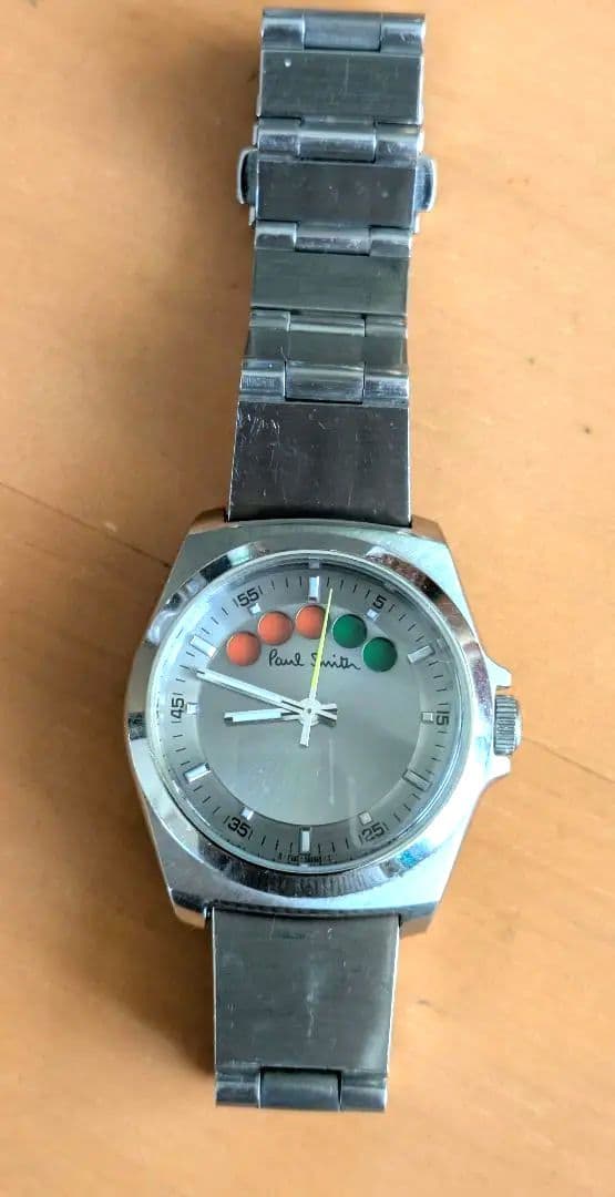 Paul Smith 　ファイブアイズ　クォーツ腕時計 シルバー新品電池　稼動品