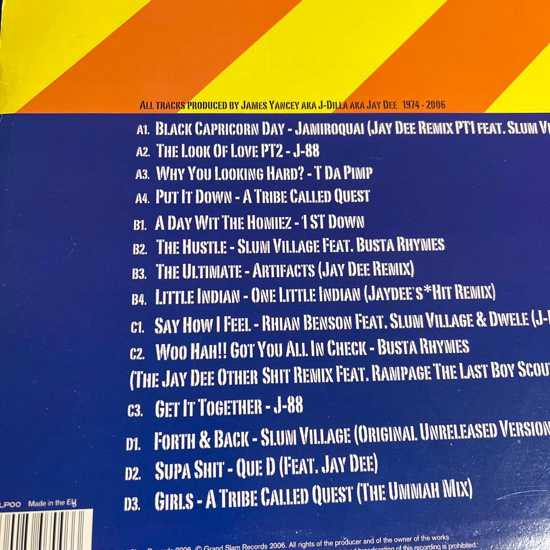 J Dilla Anthology Volume 4 & 5 2組セット