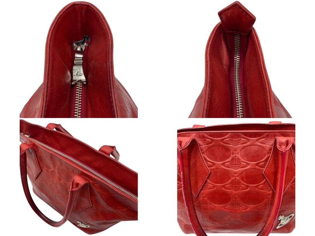 Vivienne Westwood レザー オーブ型押し トートバッグ