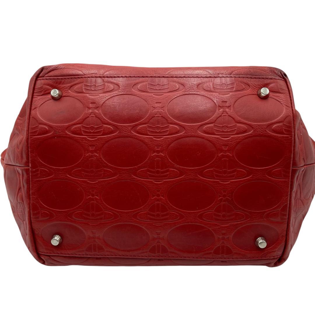 Vivienne Westwood レザー オーブ型押し トートバッグ