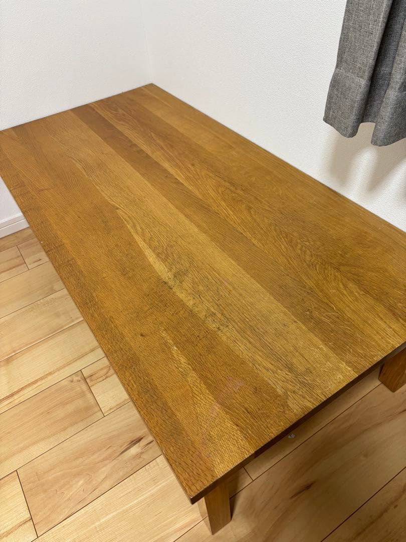 【11/30まで】無印　ローテーブル　オーク材　120×60cm