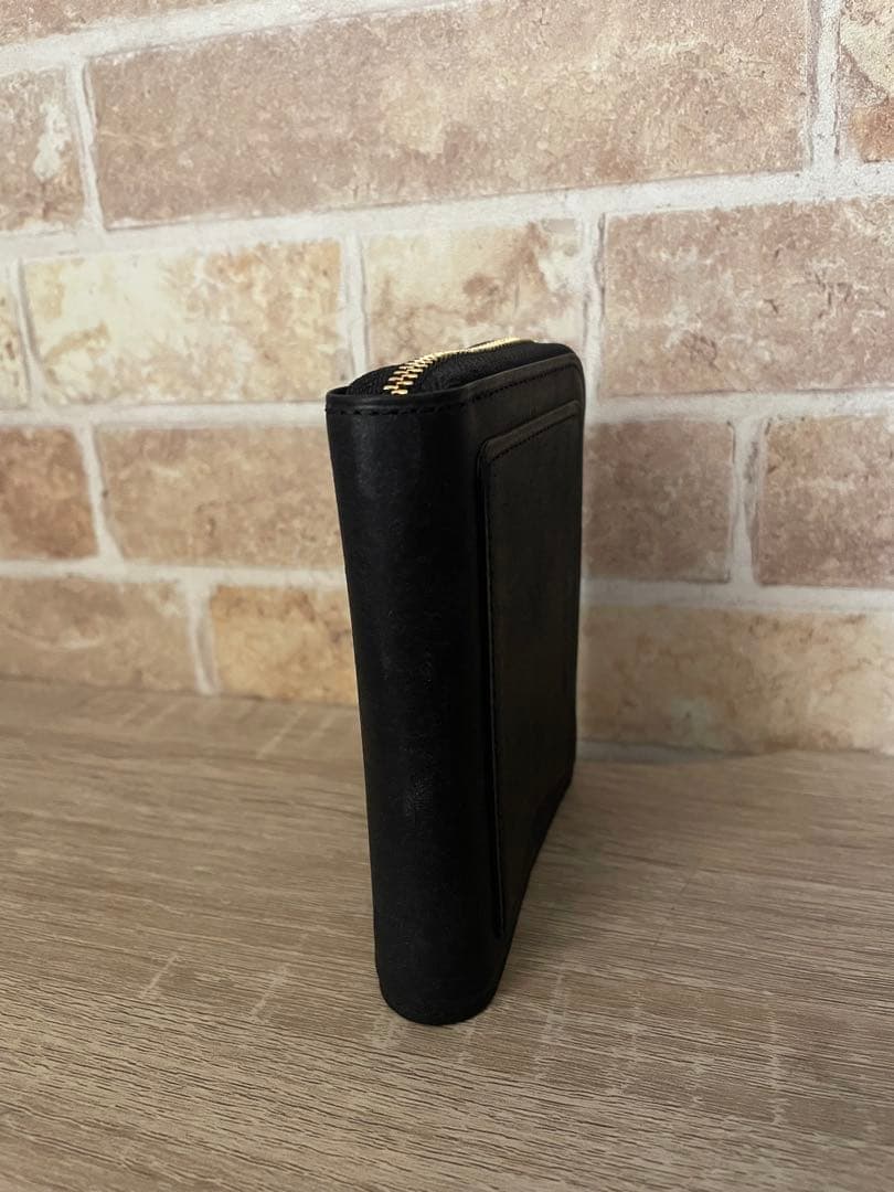 レンマ　L字ラウンドウォレット　ブラック