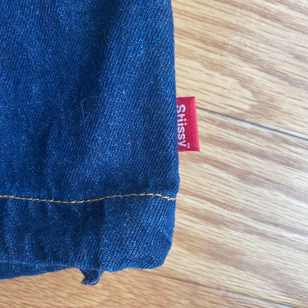 最終価格　デッドストック old stussy デニムショーツ 紺タグUSA製