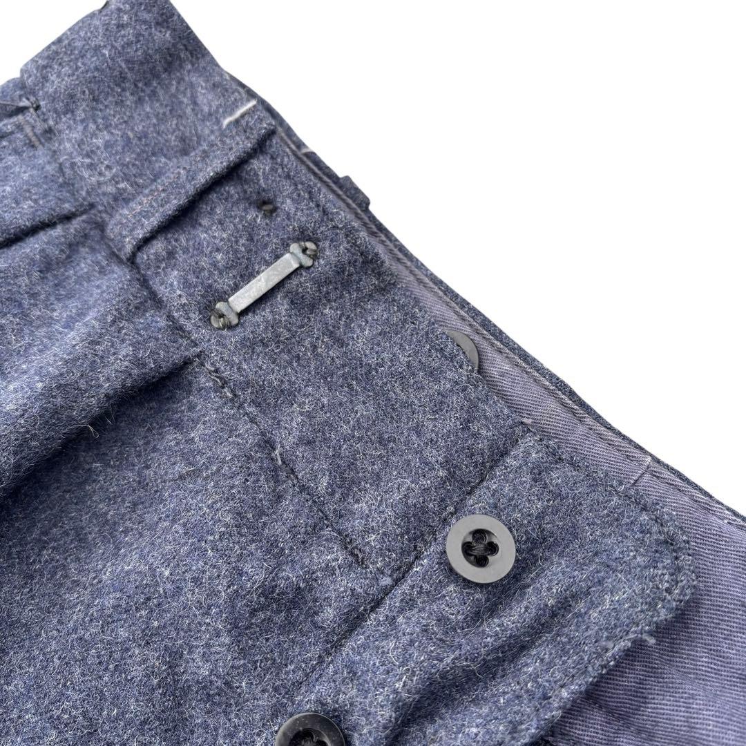 60年製 ヴィンテージ イギリス軍 ウールドレスパンツ ユーロミリタリー 60s