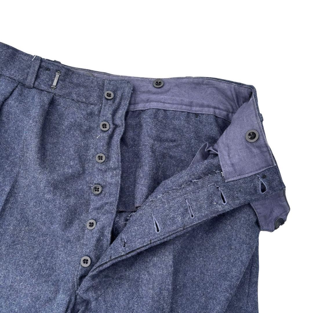 60年製 ヴィンテージ イギリス軍 ウールドレスパンツ ユーロミリタリー 60s