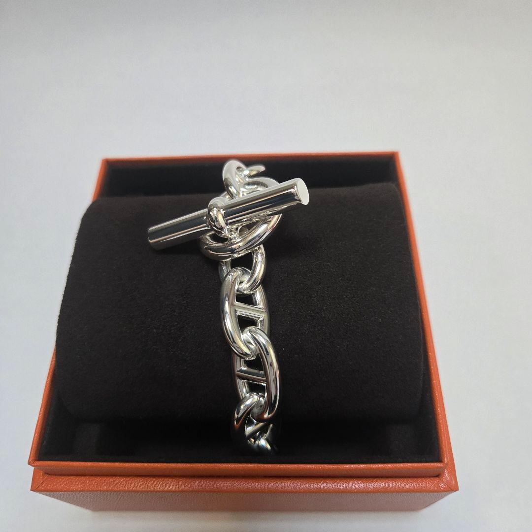 【新品未使用】HERMES TGM12コマ シェーヌダンクル ブレスレット