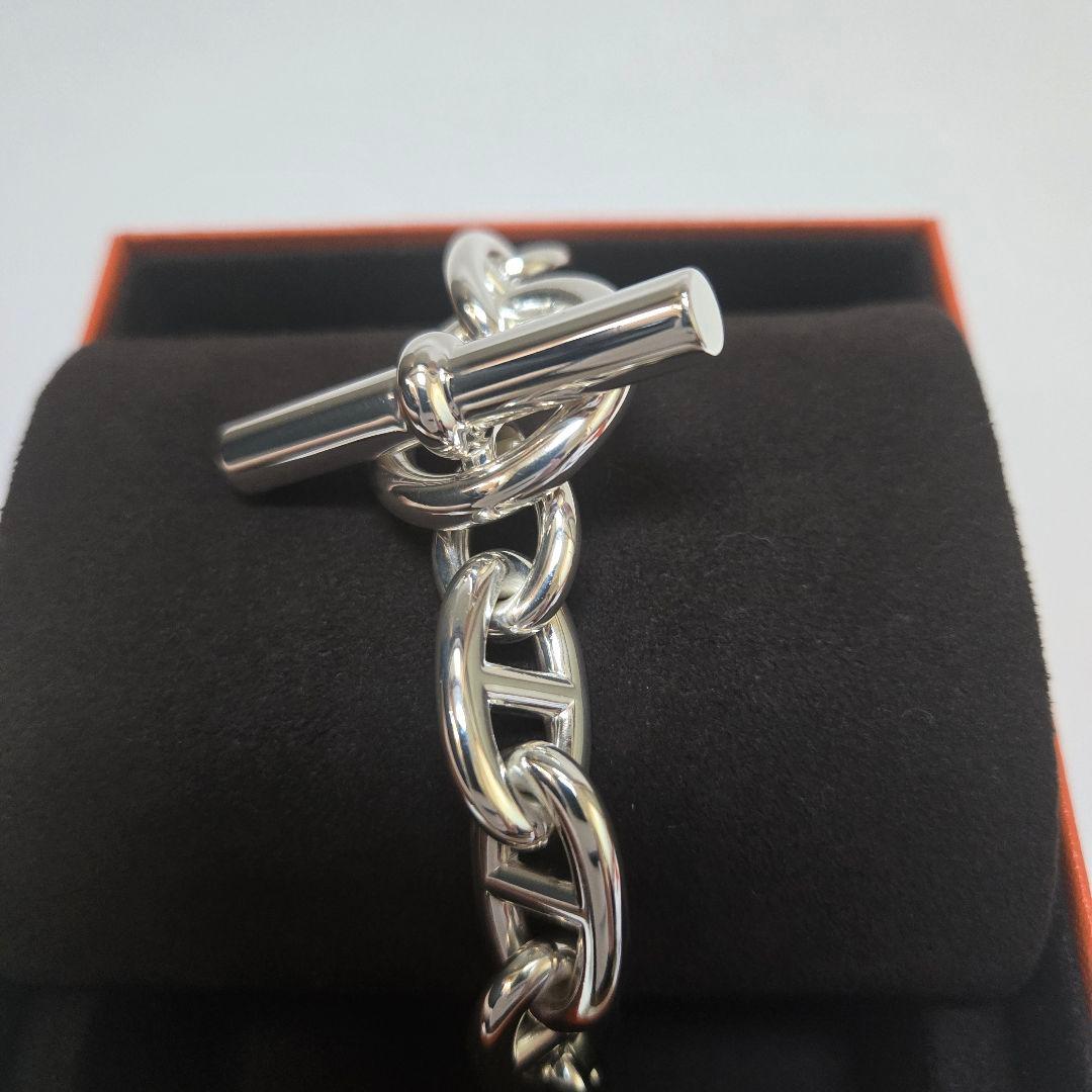 【新品未使用】HERMES TGM12コマ シェーヌダンクル ブレスレット