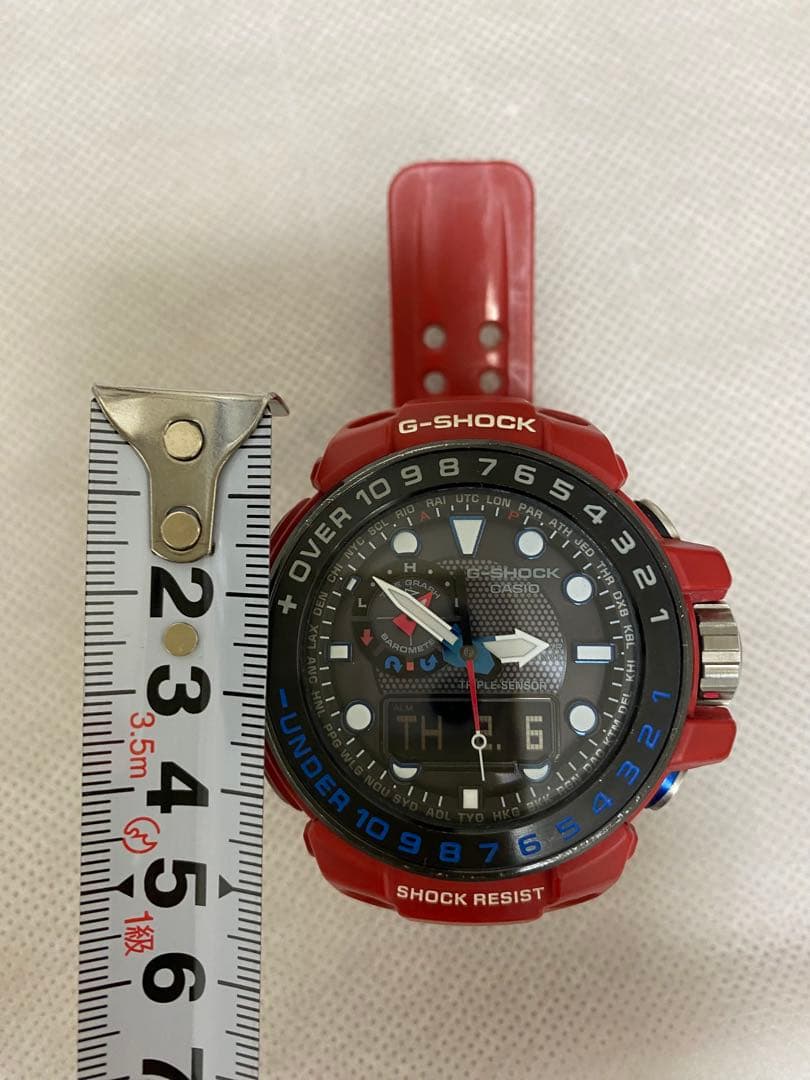 G-SHOCK レッド ラバーベルト 時計