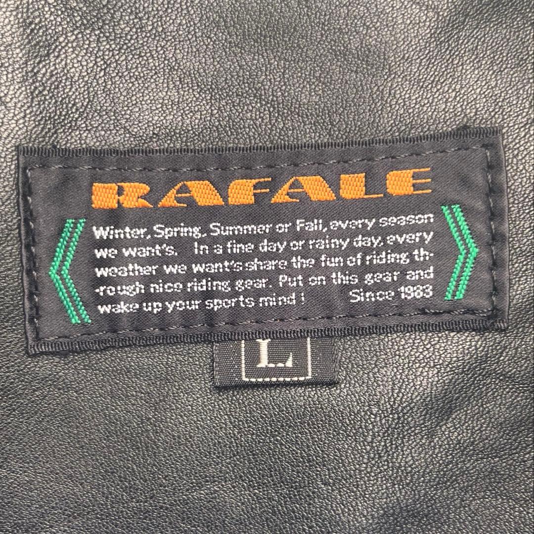 ［極美品］RAFALEレザーライディングパンツ　本革　ブラック　バイク