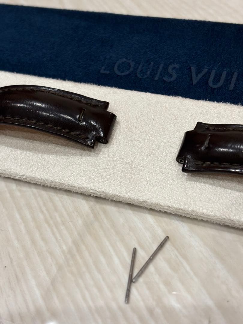 専用　LOUIS VUITTON 純正 レザーベルト タンブール ダークブラウン