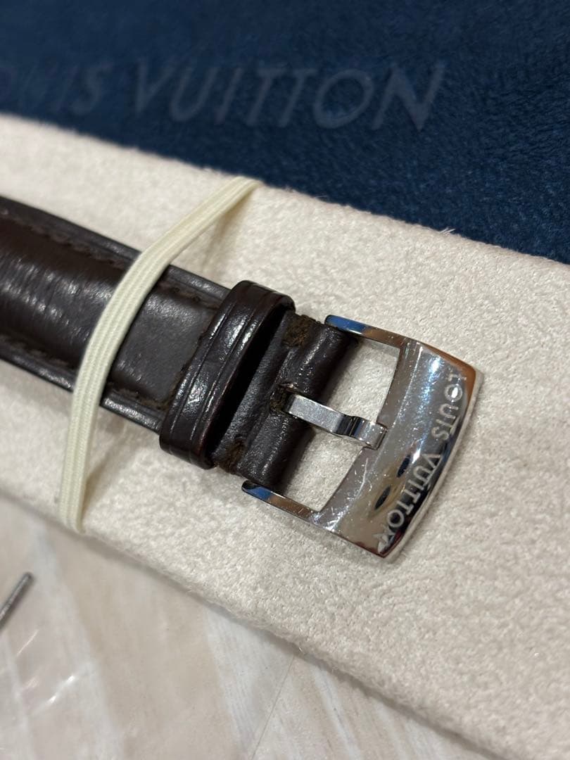 専用　LOUIS VUITTON 純正 レザーベルト タンブール ダークブラウン