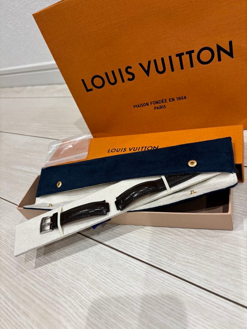 専用　LOUIS VUITTON 純正 レザーベルト タンブール ダークブラウン