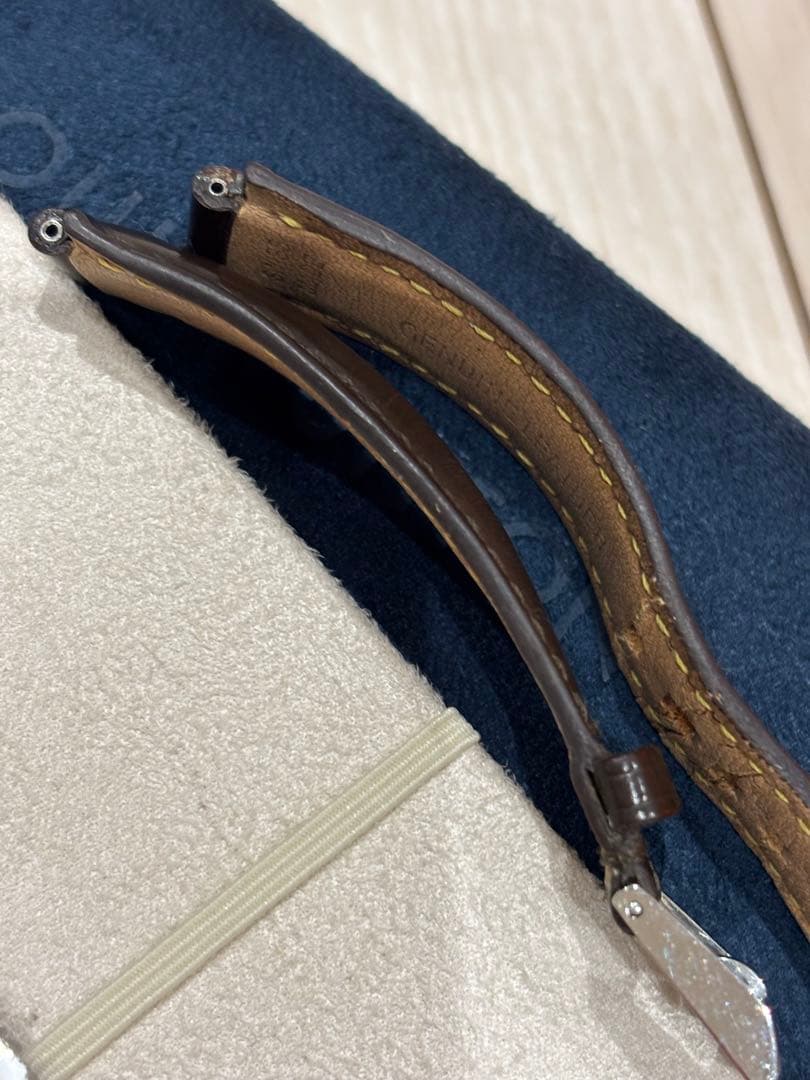 専用　LOUIS VUITTON 純正 レザーベルト タンブール ダークブラウン