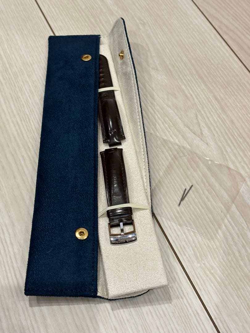 専用　LOUIS VUITTON 純正 レザーベルト タンブール ダークブラウン