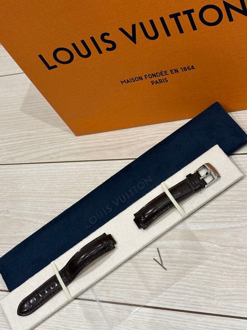 専用　LOUIS VUITTON 純正 レザーベルト タンブール ダークブラウン