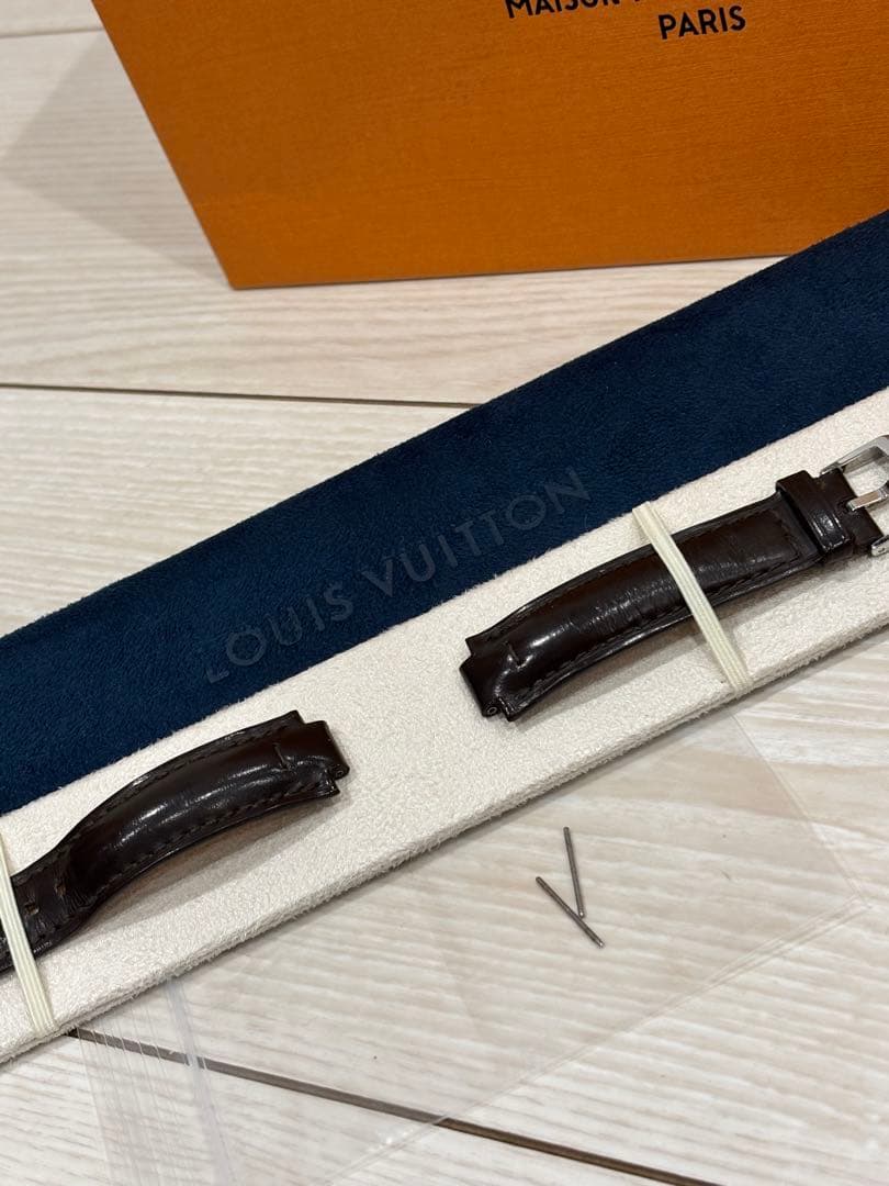 専用　LOUIS VUITTON 純正 レザーベルト タンブール ダークブラウン