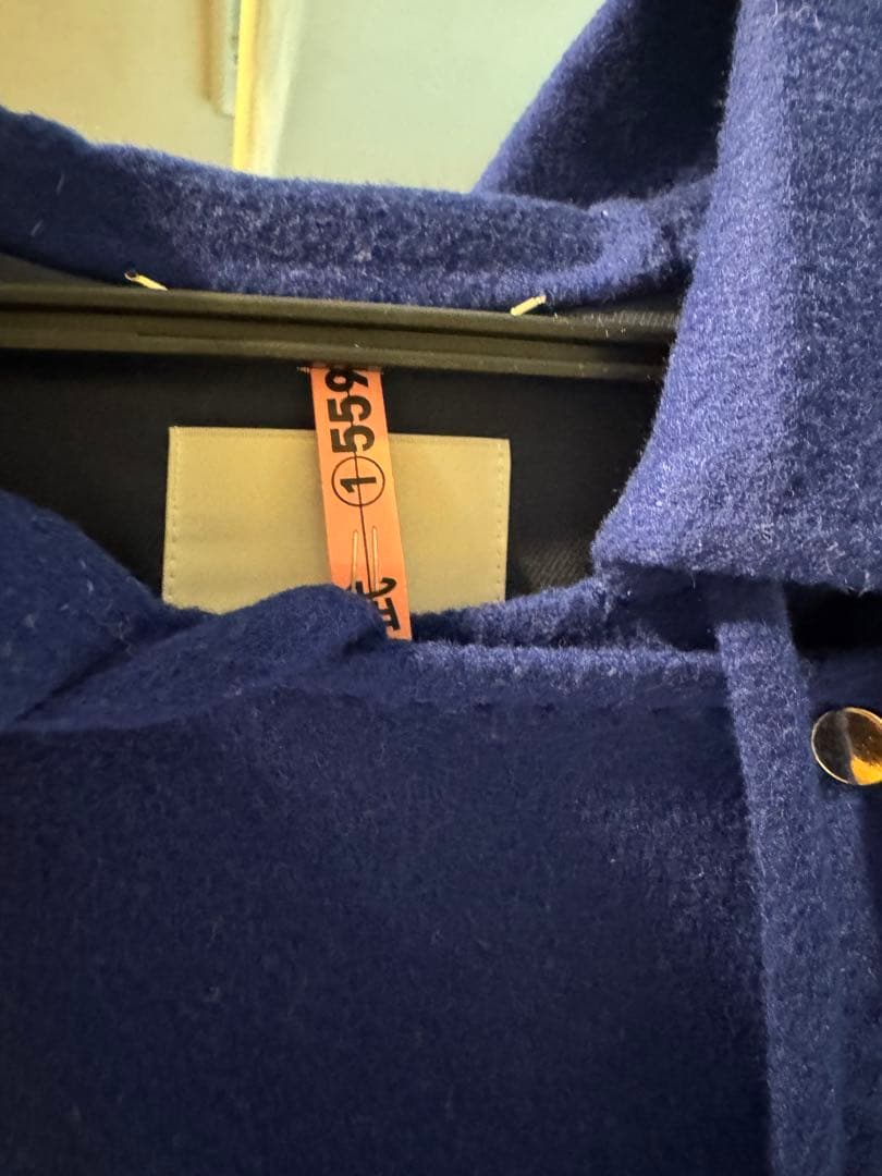 超美品　エブール　ebure ロングコート　36 ブルー