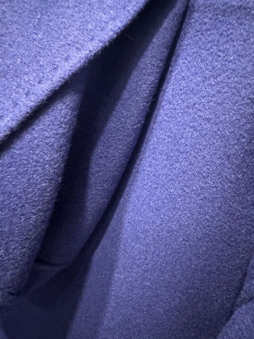 超美品　エブール　ebure ロングコート　36 ブルー