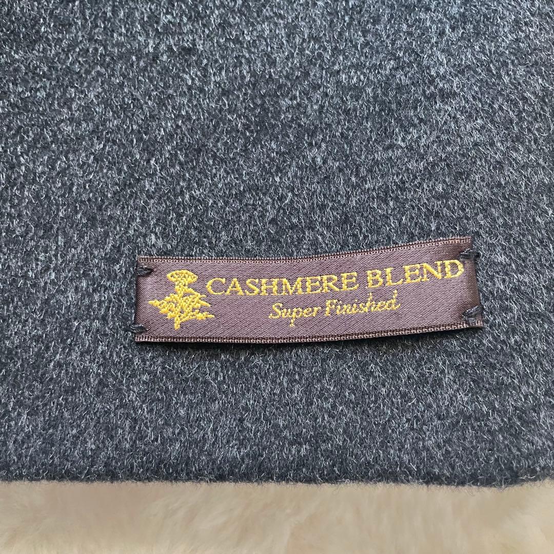 美品✨INTIMAGE チェスターコート カシミヤ チャコールグレー 4L