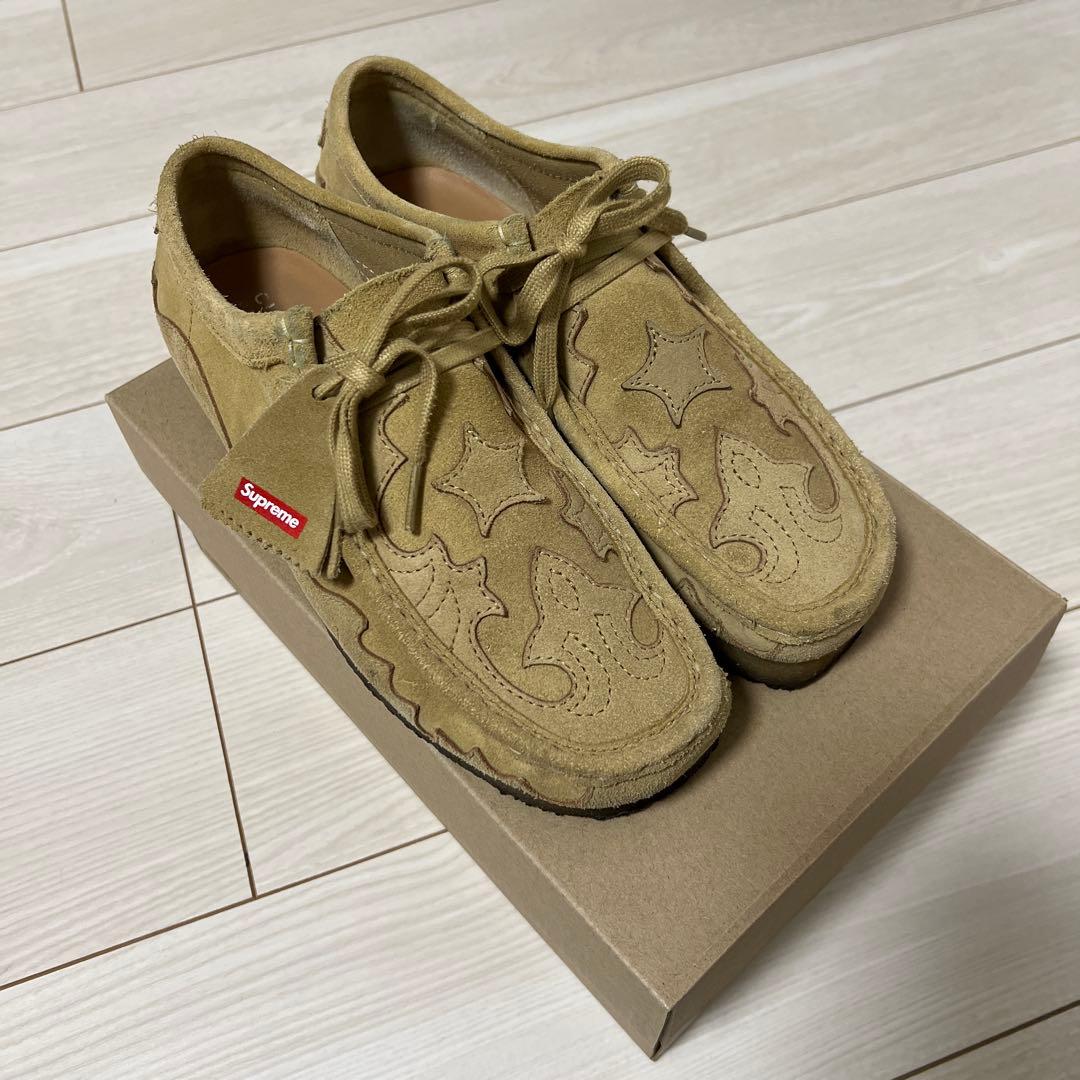 靴 23ss Supreme Clarks Originals Wallabee