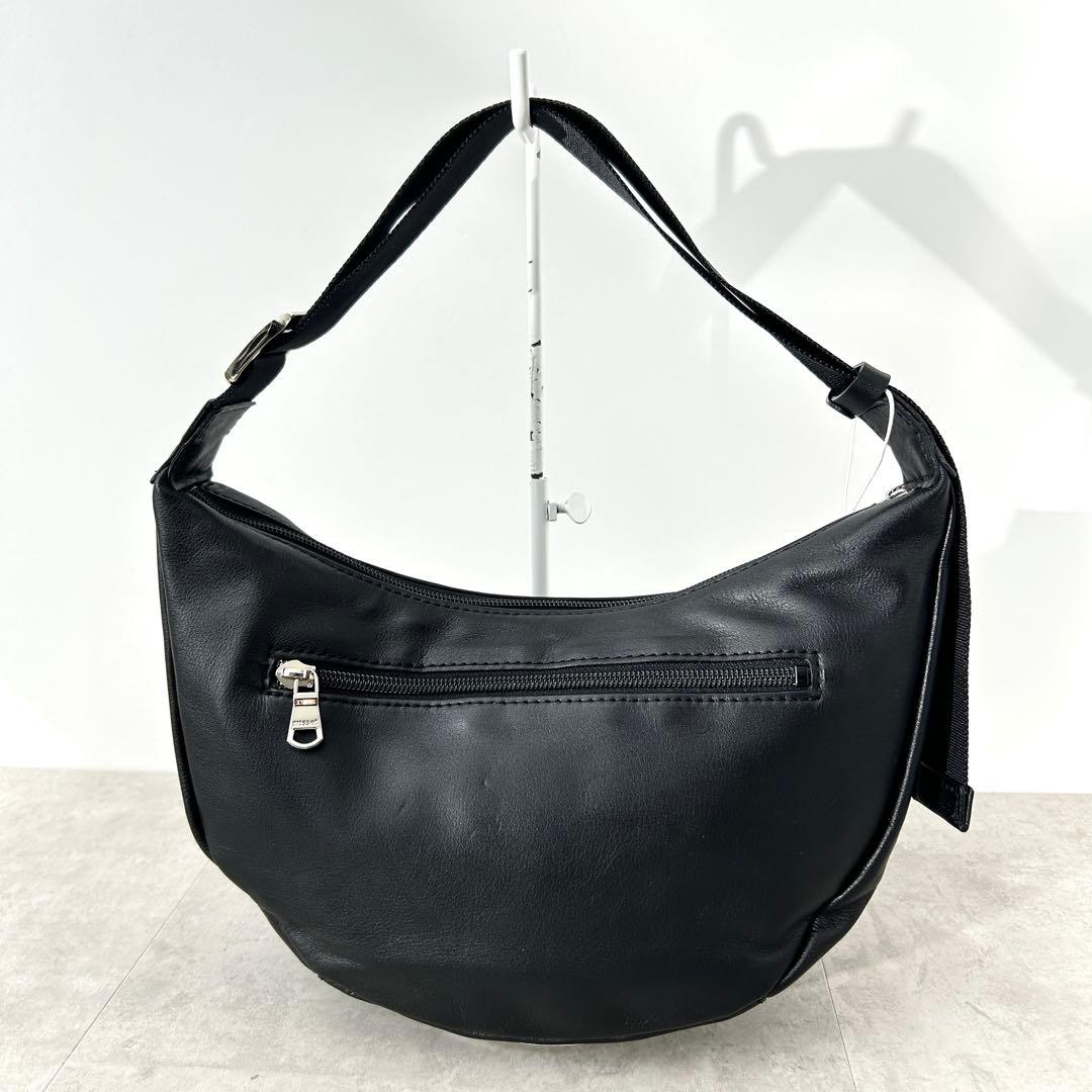 【未使用品✨️】russet ソフトレザー ラウンドショルダーバッグ ブラック