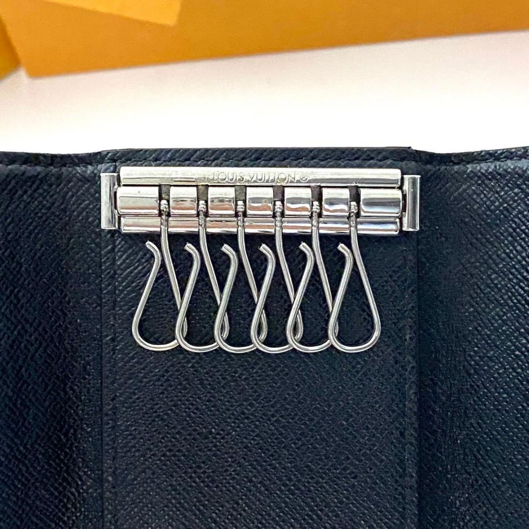 ルイ ヴィトン◎ミュルティクレ6 ダミエ グラフィット キーケース　6連 黒