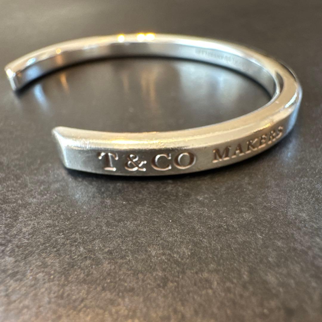 最終お値引き TIFFANY & Co. メイカーズ ナローカフ バングル