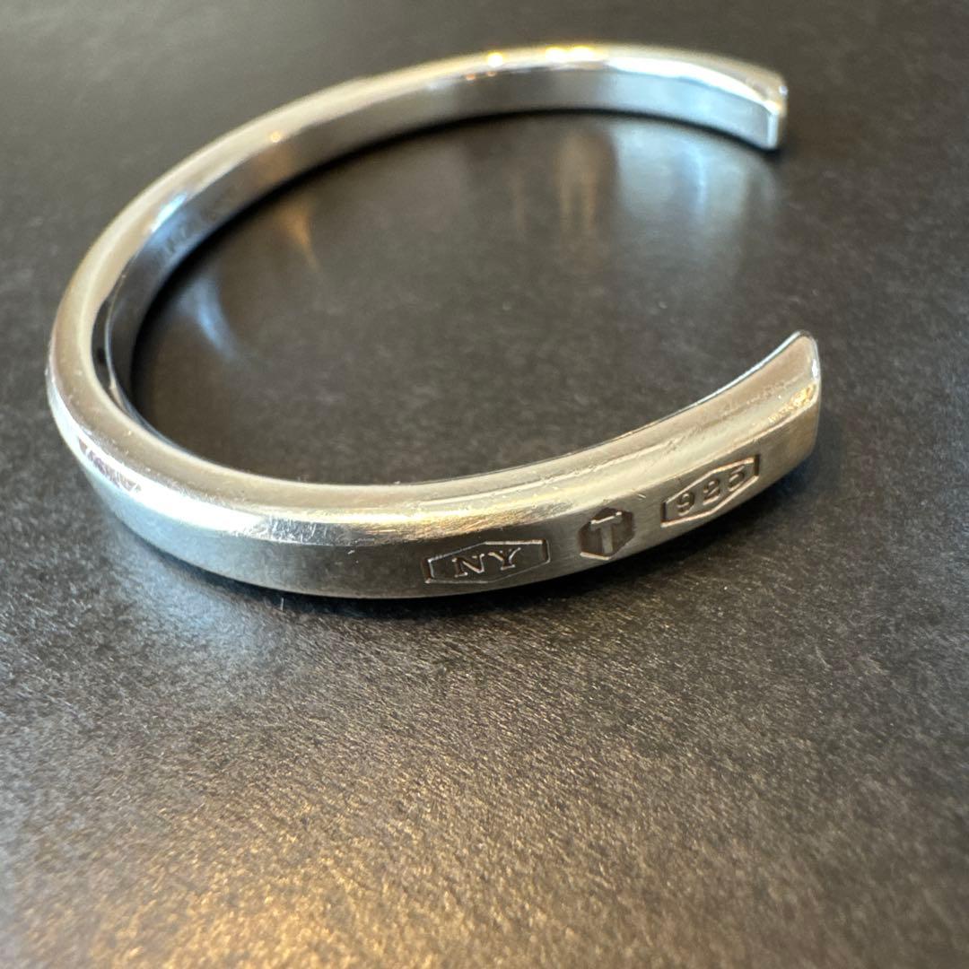 最終お値引き TIFFANY & Co. メイカーズ ナローカフ バングル