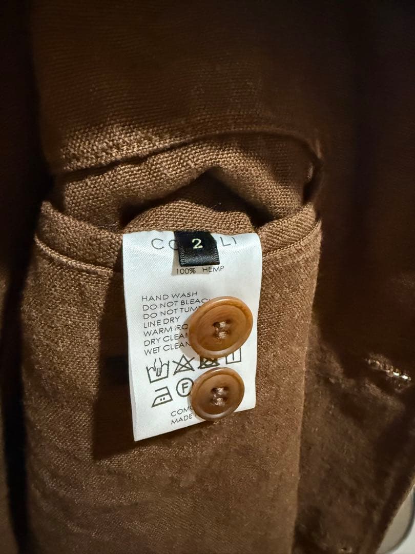 コ*ロ様 Comoli コモリヘンプダックハンティングジャケットサイズ2