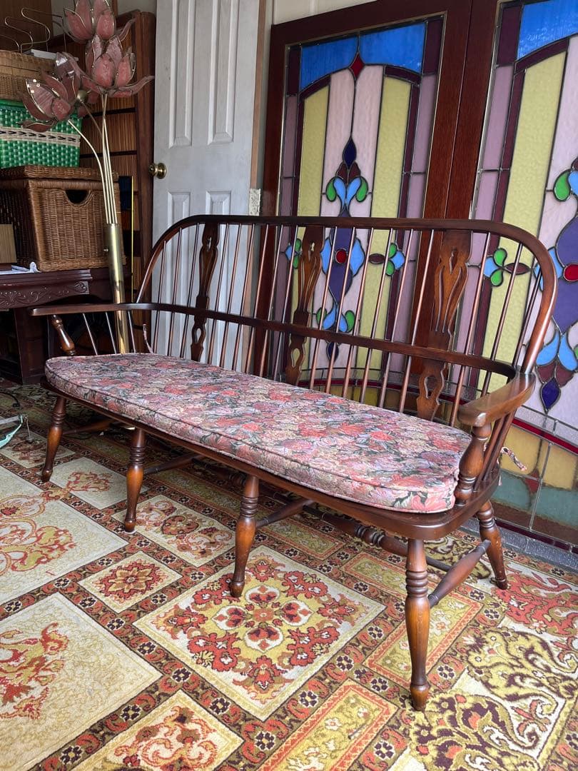 キコ＊飛騨産業 キツツキ ベンチ ソファ ダイニングチェア ビンテージ