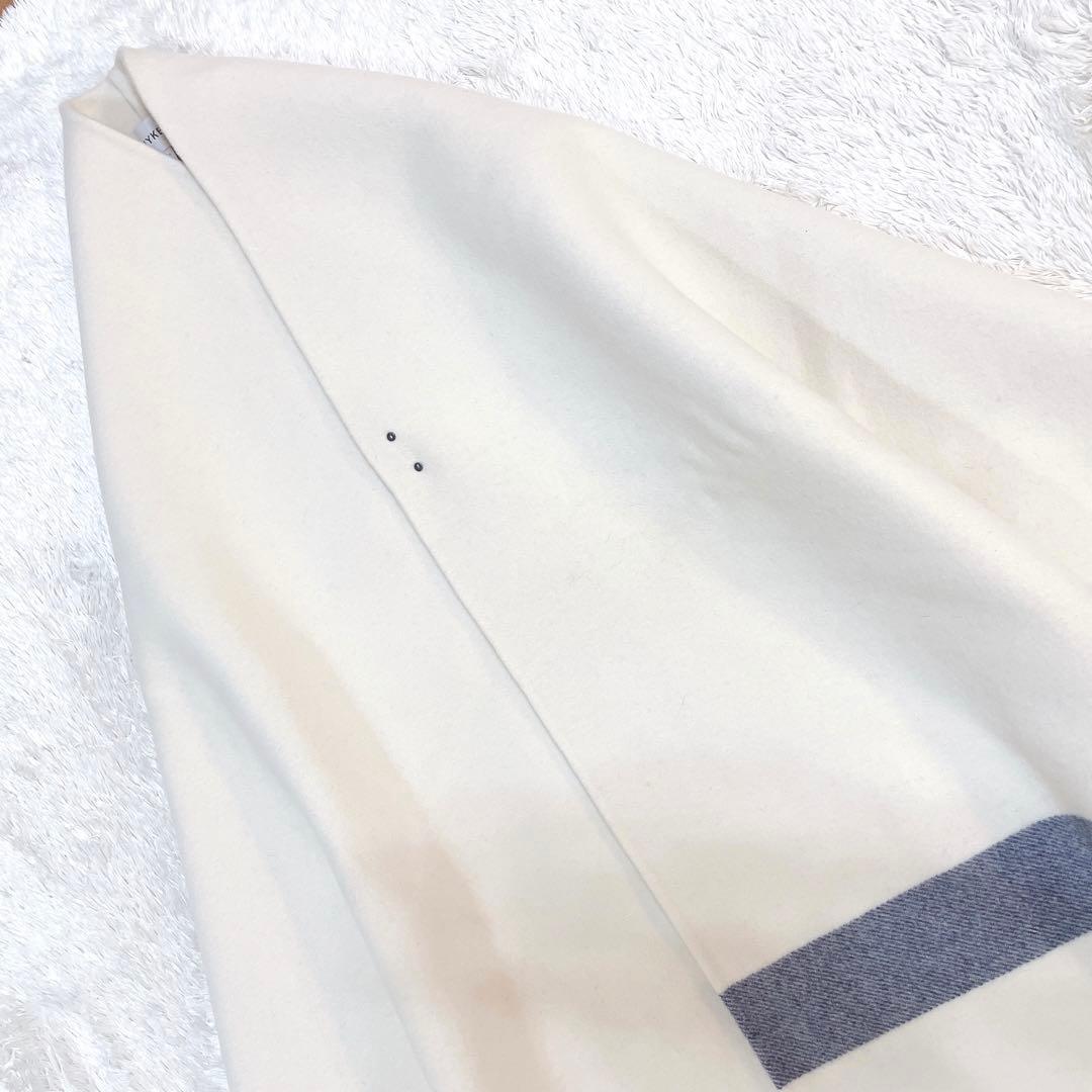 未使用タグ付き✨HYKE ダブルフェイス ケープ コート ポンチョ