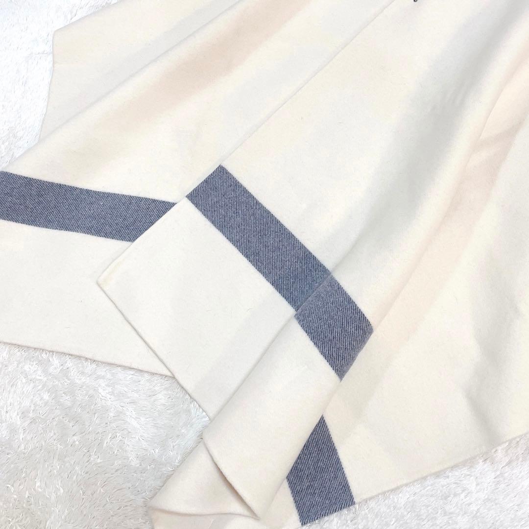 未使用タグ付き✨HYKE ダブルフェイス ケープ コート ポンチョ