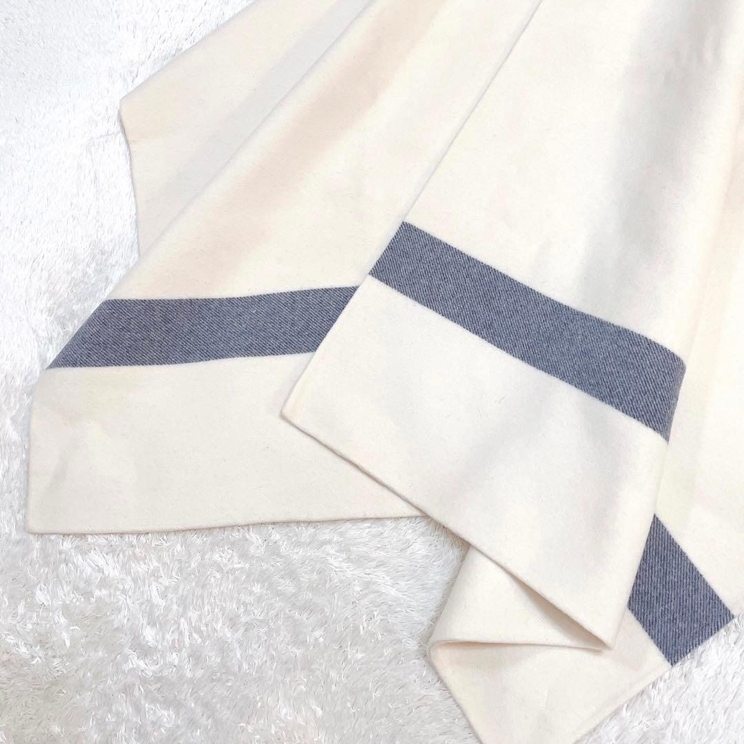 未使用タグ付き✨HYKE ダブルフェイス ケープ コート ポンチョ