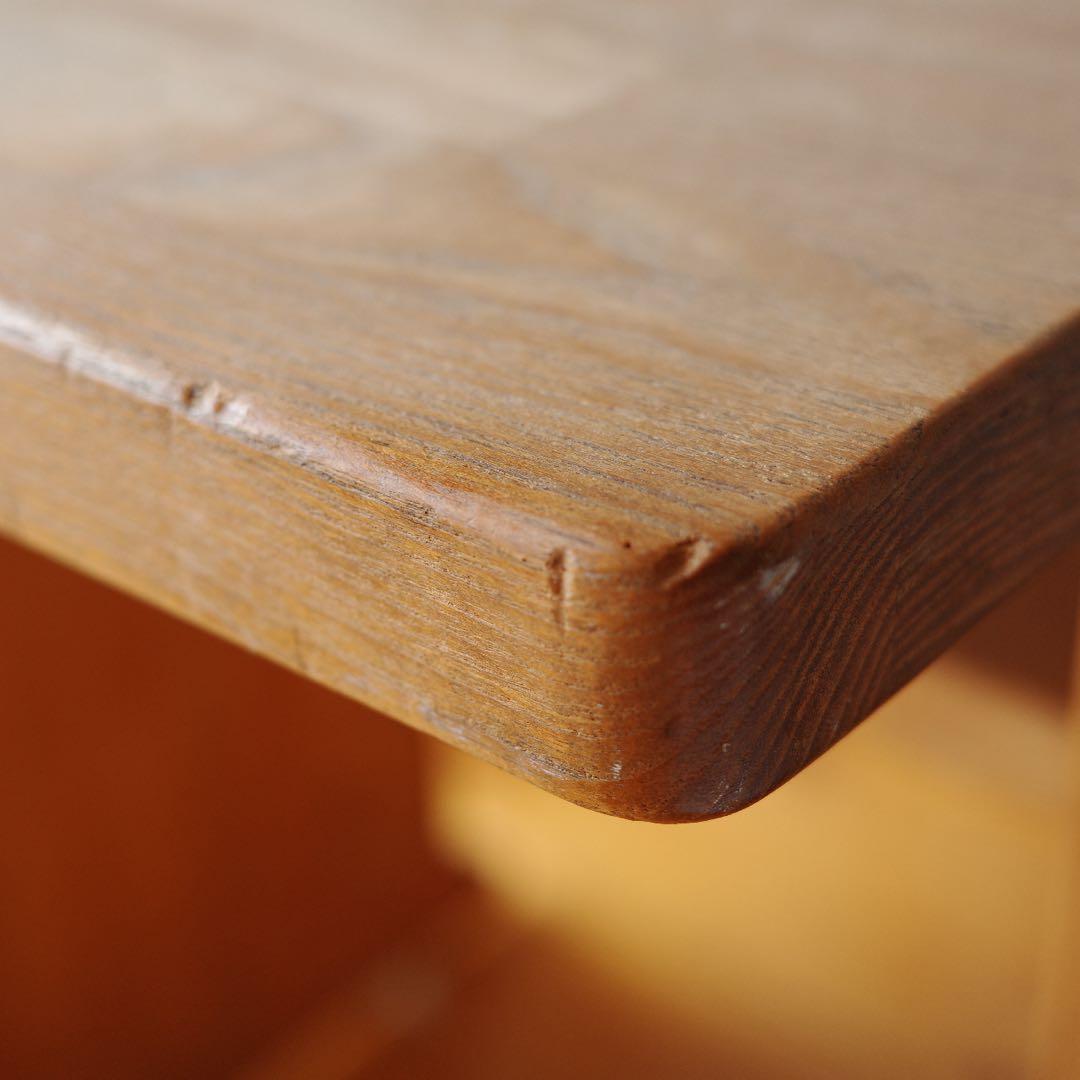 1990年代 ビンテージ デスク チーク無垢材 机 棚（天童木工 デンマーク)