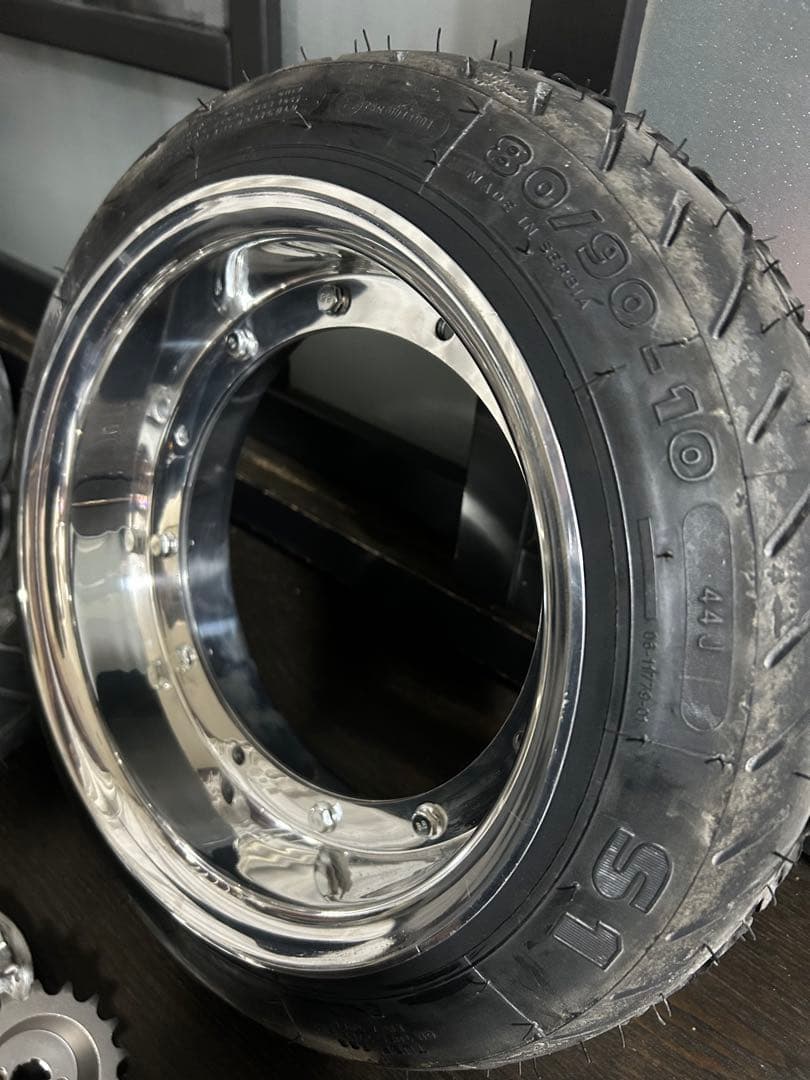 シャリー ダックス 等4本ハブ対応10インチホイール 4j ケップスピード