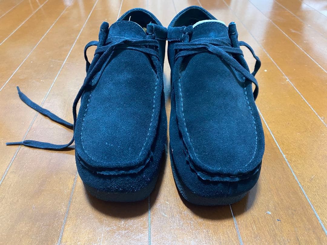 クラークスワラビーEVOウォータープルーフ ブラックUK7 1/2(25.5㎝)