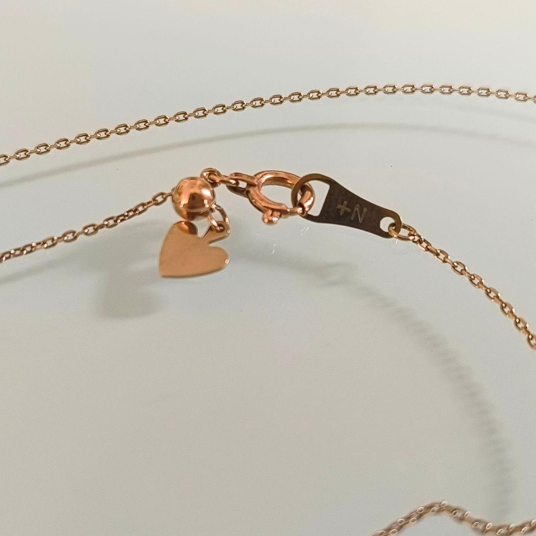 NOJESS　K10 　チェーン　ネックレス　+　シェル　ハート　鳥　チャーム