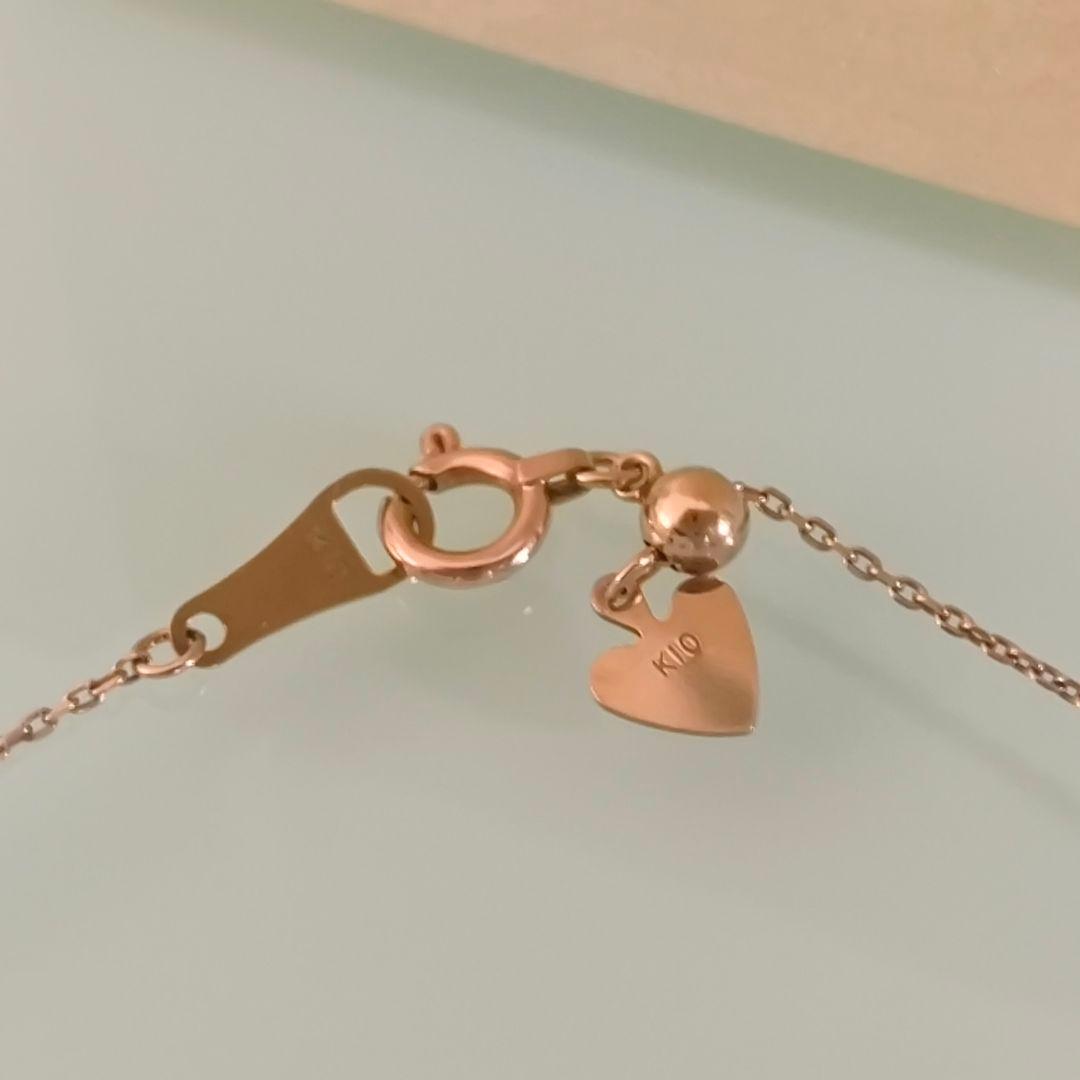 NOJESS　K10 　チェーン　ネックレス　+　シェル　ハート　鳥　チャーム