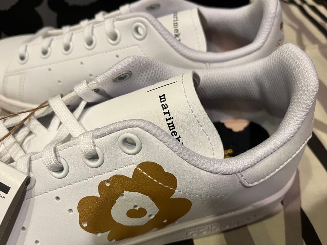 adidas Stan Smith J マリメッコデザイン 23㎝