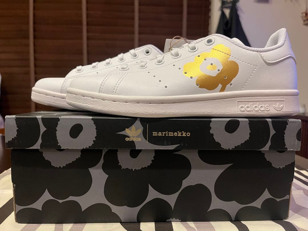 adidas Stan Smith J マリメッコデザイン 23㎝