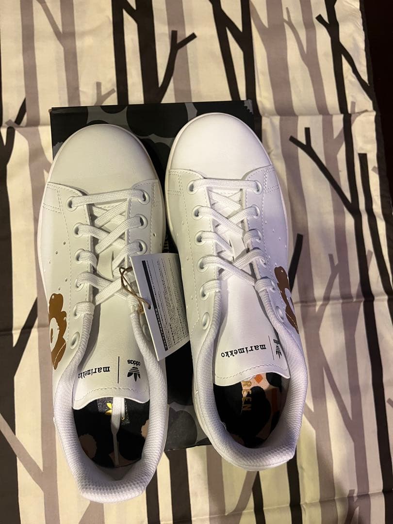 adidas Stan Smith J マリメッコデザイン 23㎝